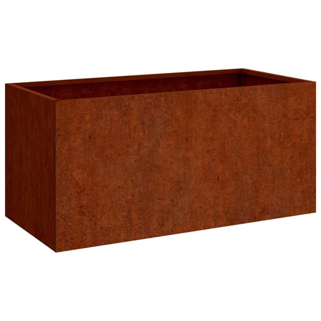Taimekast, 62x30x29 cm, Corten teras