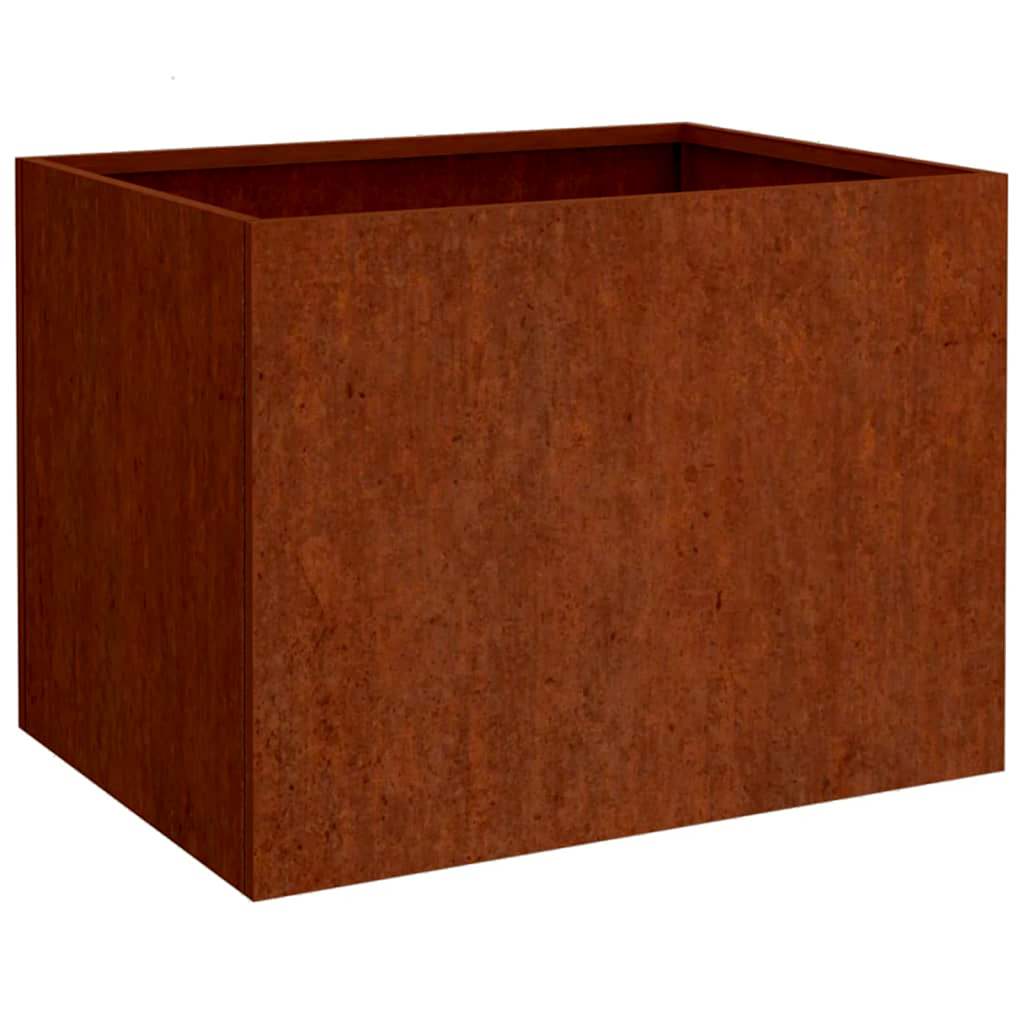 Taimekast, 62x47x46 cm, Corten teras