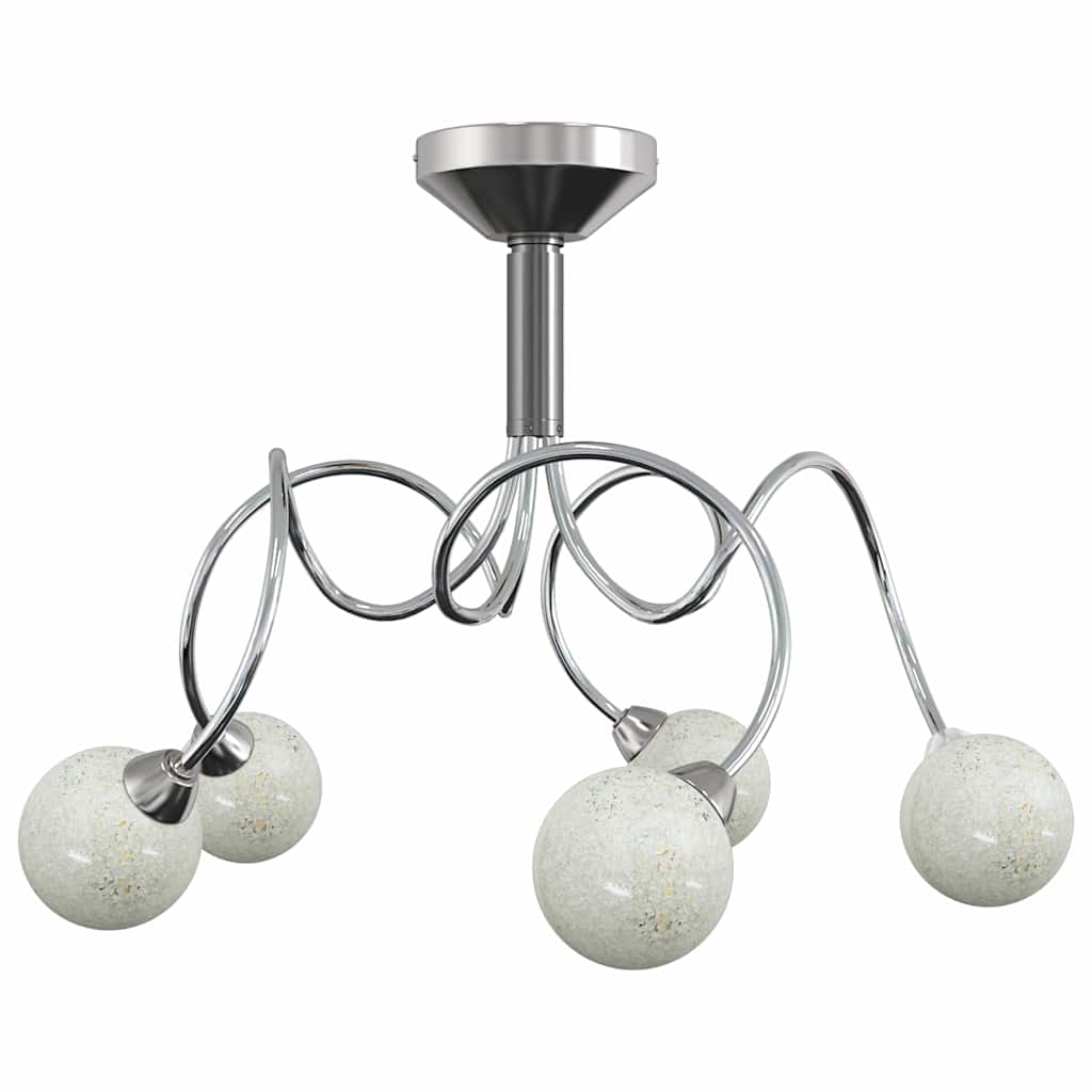 Laelamp ümmarguste lambivarjudega 5 G9 LED-pirnile