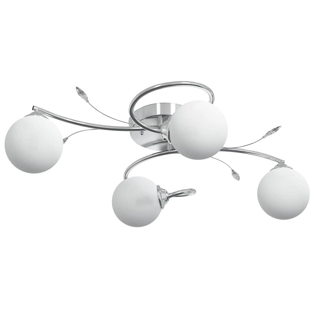 Laelamp ümmarguste klaaskuplitega 4 G9 LED-pirnile