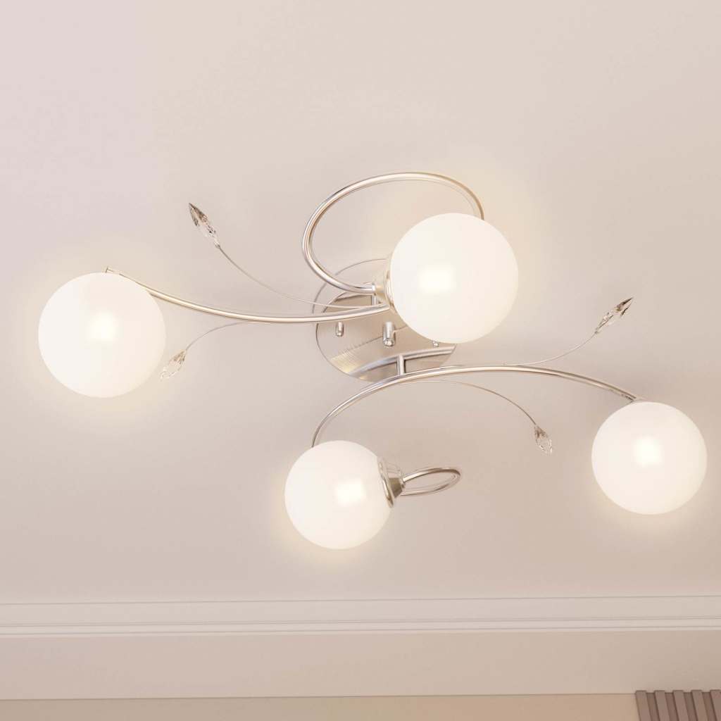Laelamp ümmarguste klaaskuplitega 4 G9 LED-pirnile