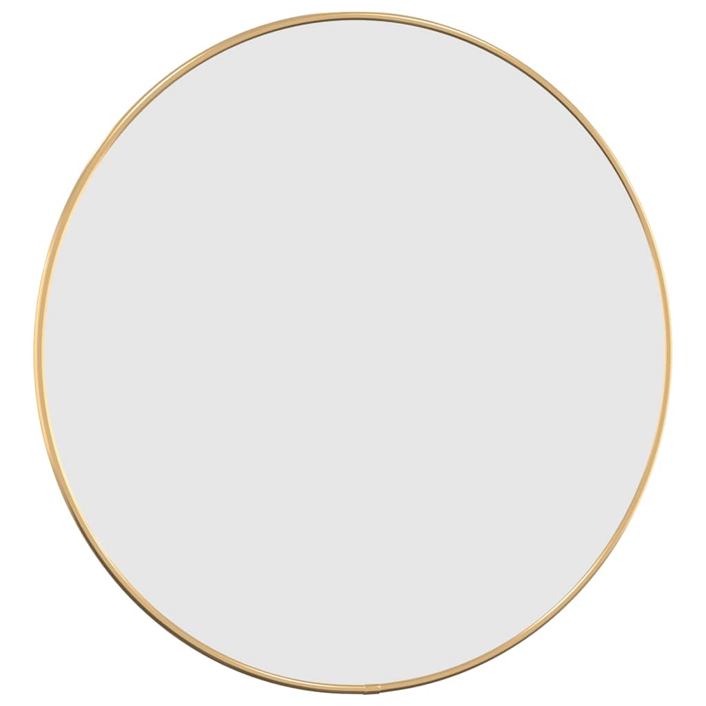 Seinapeegel, kuldne, Ø 50 cm, ümmargune