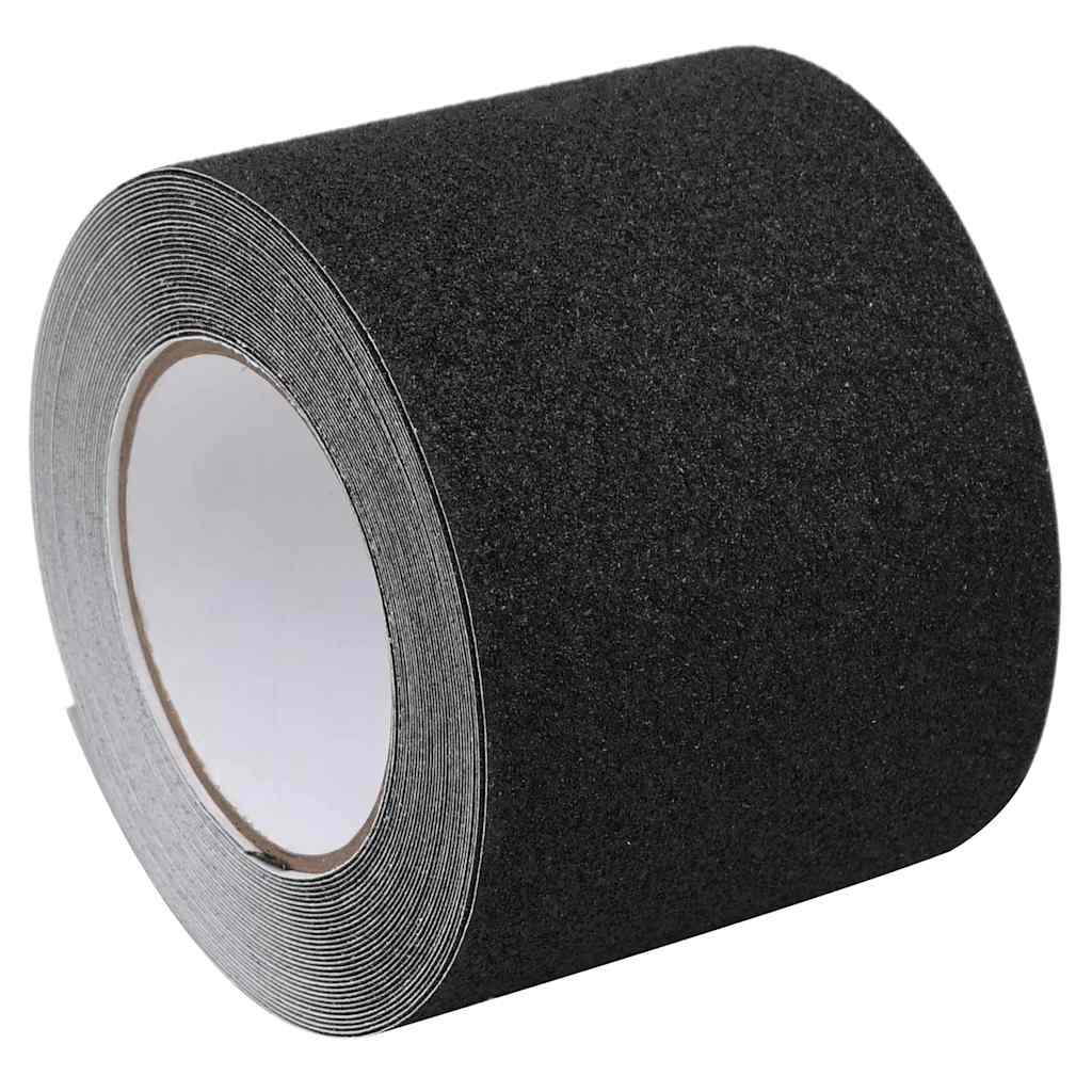 Libisemisvastane teip, must, 0,1 x 10 m, PVC
