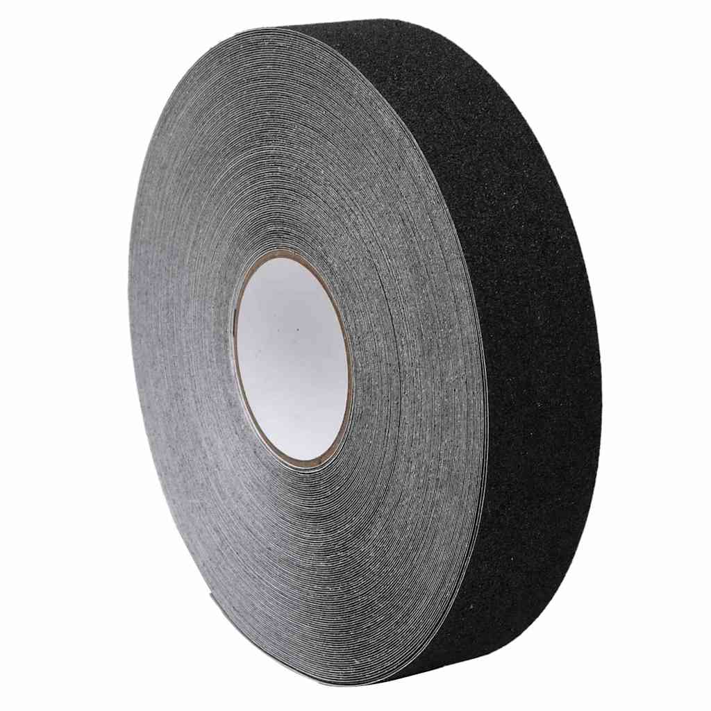 Libisemisvastane teip, must, 0,05x50 m, PVC