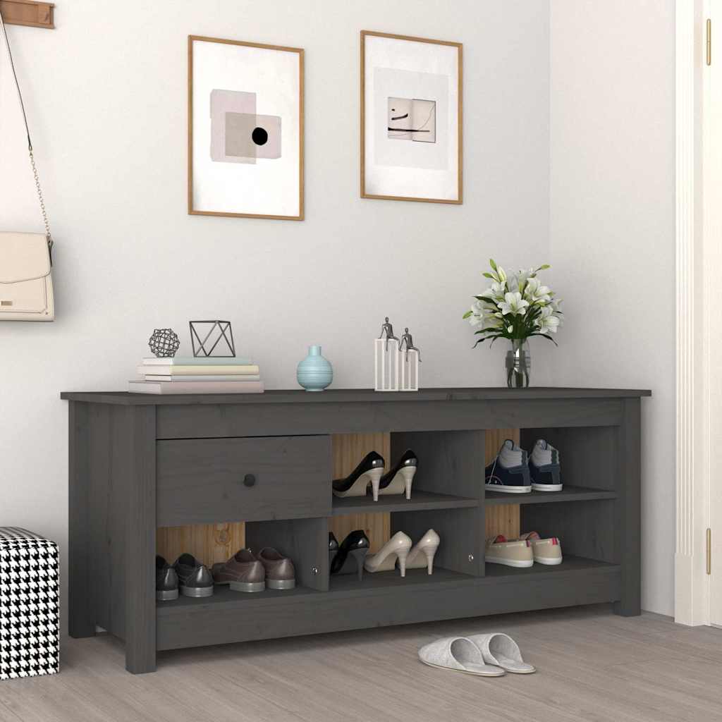 Jalatsipink, hall, 110 x 38 x 45,5 cm, männipuit