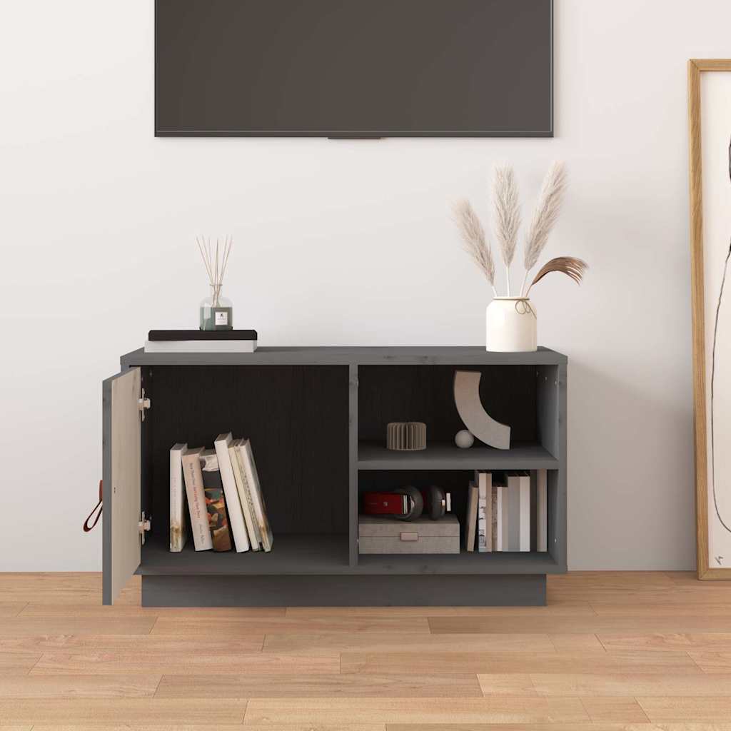 Telerikapp, hall, 70 x 34 x 40 cm, männipuit