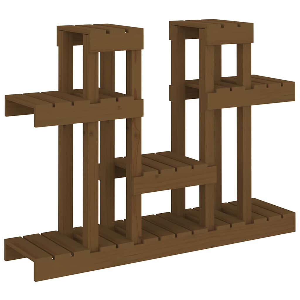 Taimealus, meepruun, 104,5 x 25 x 77,5 cm, männipuit