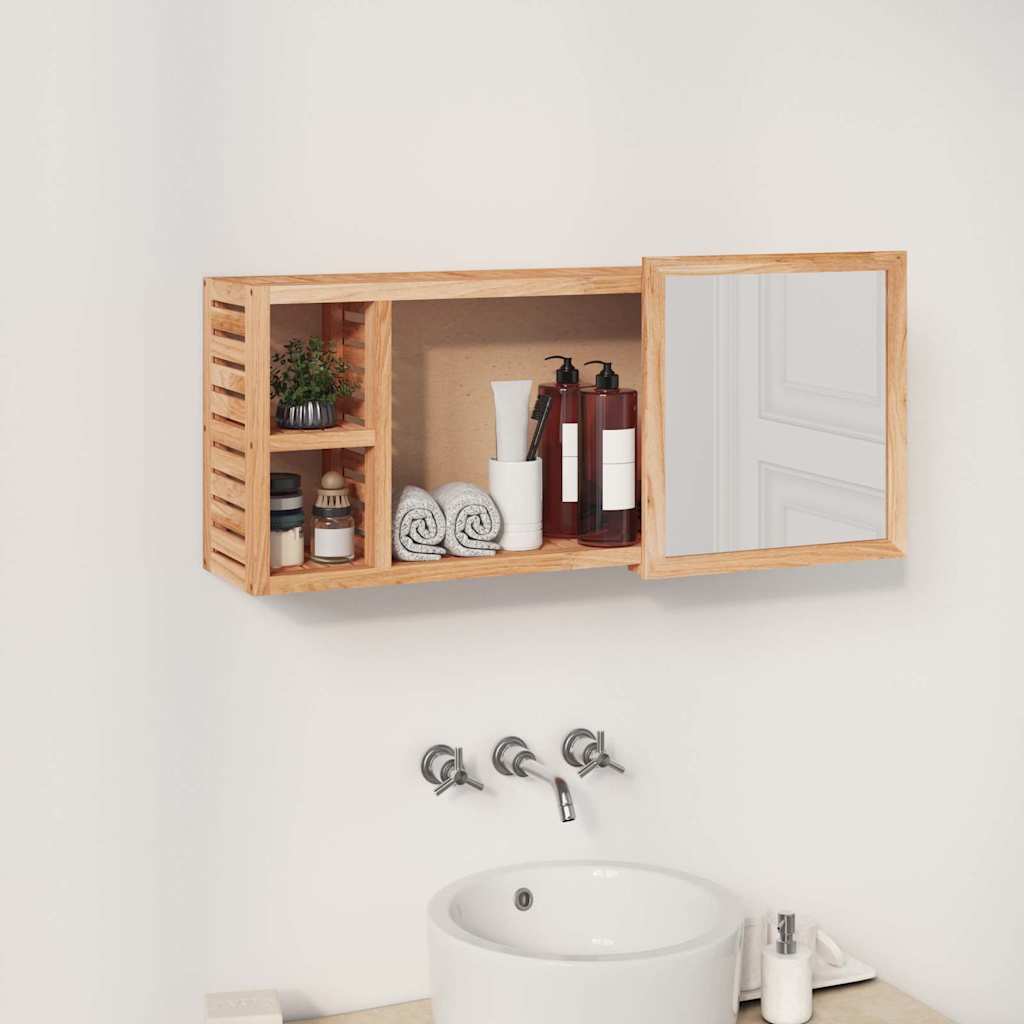 Peegelkapp, 80 x 17 x 34 cm, pähkel