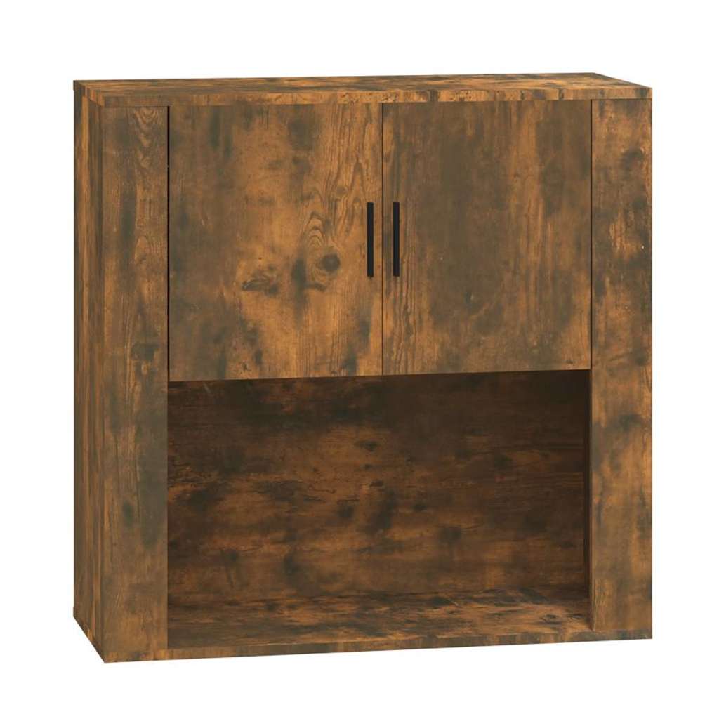Seinakapp, suitsutatud tamm, 80x33x80 cm, tehispuit