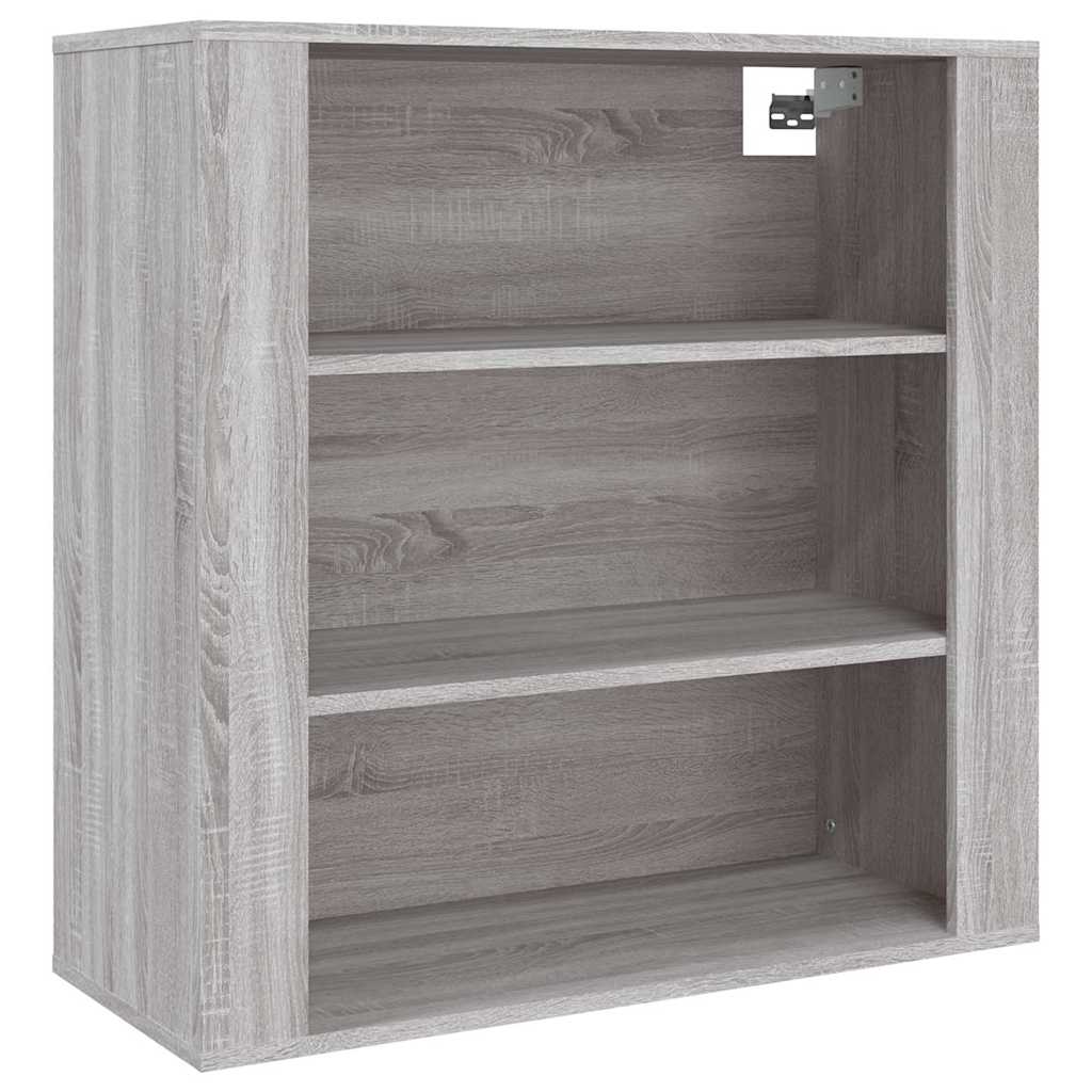 Seinakapp, hall Sonoma tamm, 80x33x80 cm, tehispuit