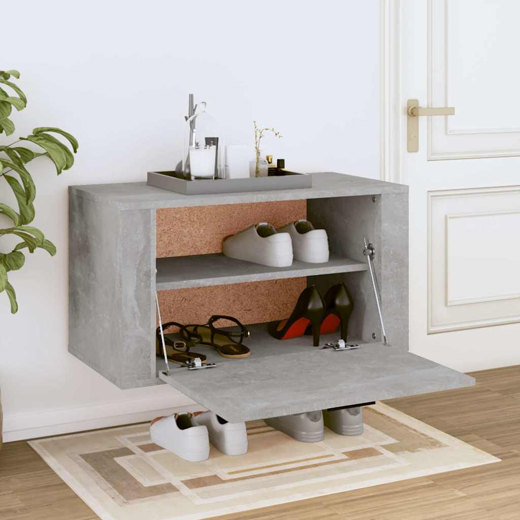 Seinale kinnitatav kingakapp, betoonhall, 70x35x38 cm tehispuit