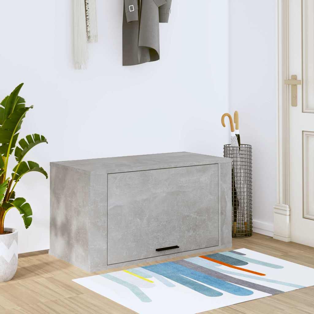 Seinale kinnitatav kingakapp, betoonhall, 70x35x38 cm tehispuit