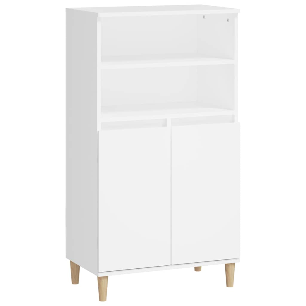 Kõrgushein Valge 60 x 36 x 110 cm Tehispuit