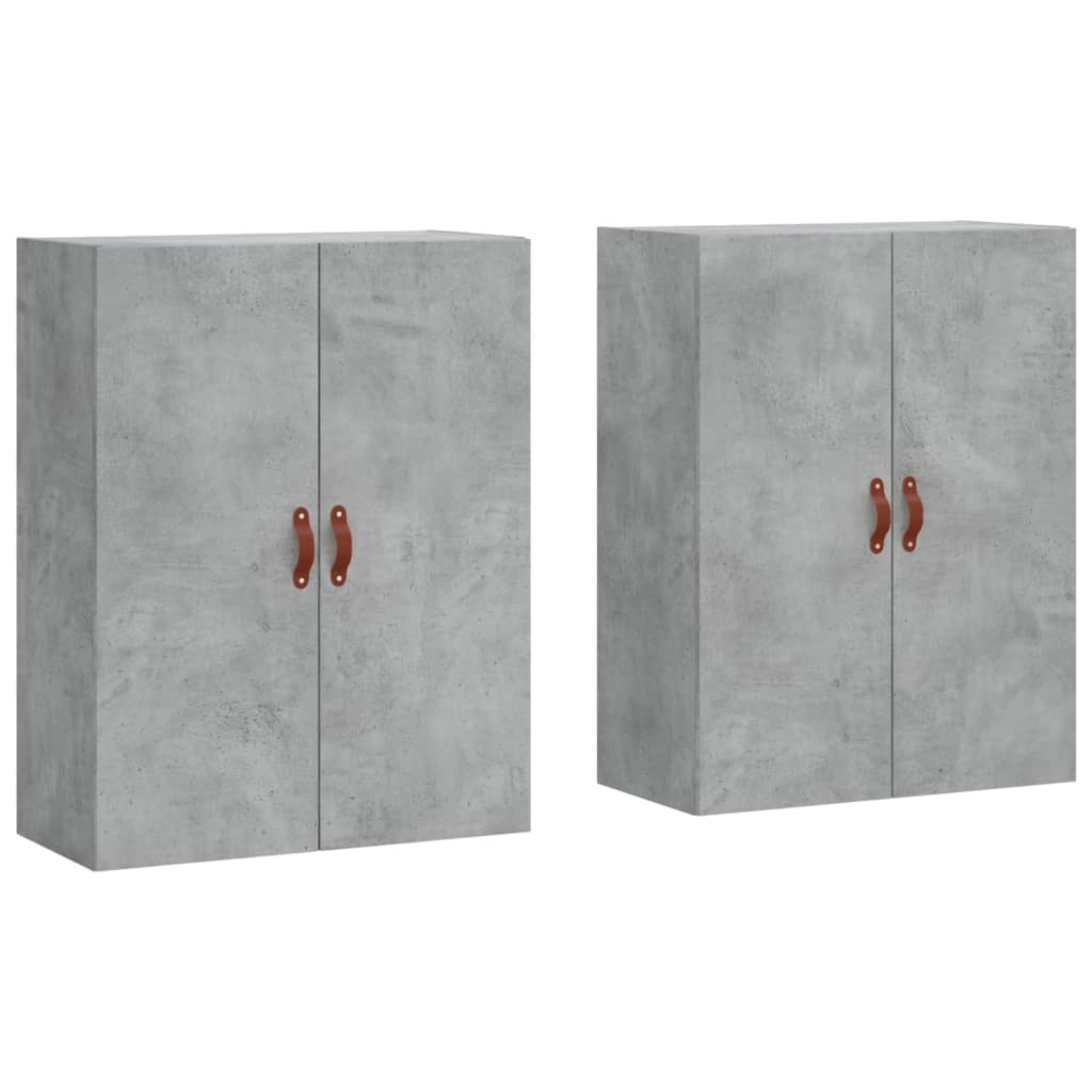 Seinakapid 2 tk, betoonhall, 69,5 x 34 x 90 cm