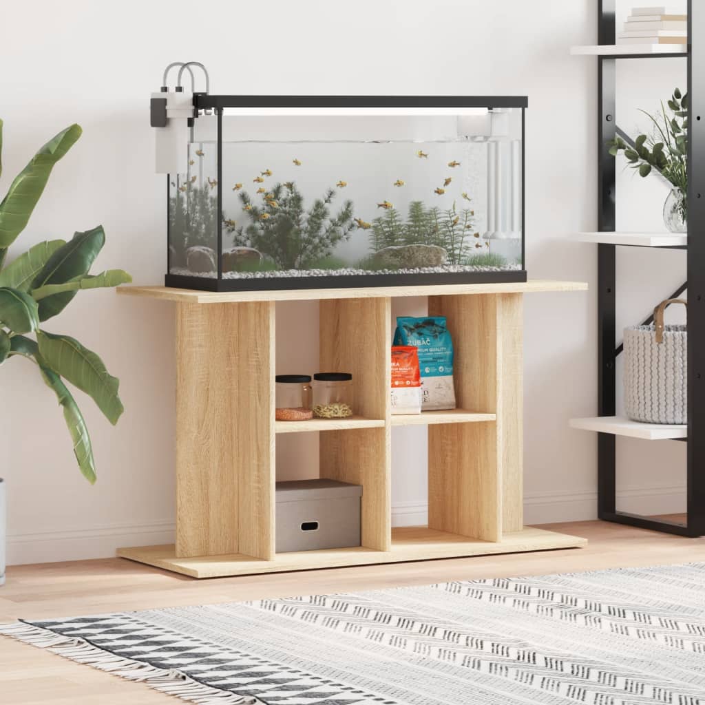 Akvaariumialus Sonoma tamm 100 x 40 x 60 cm töödeldud puit