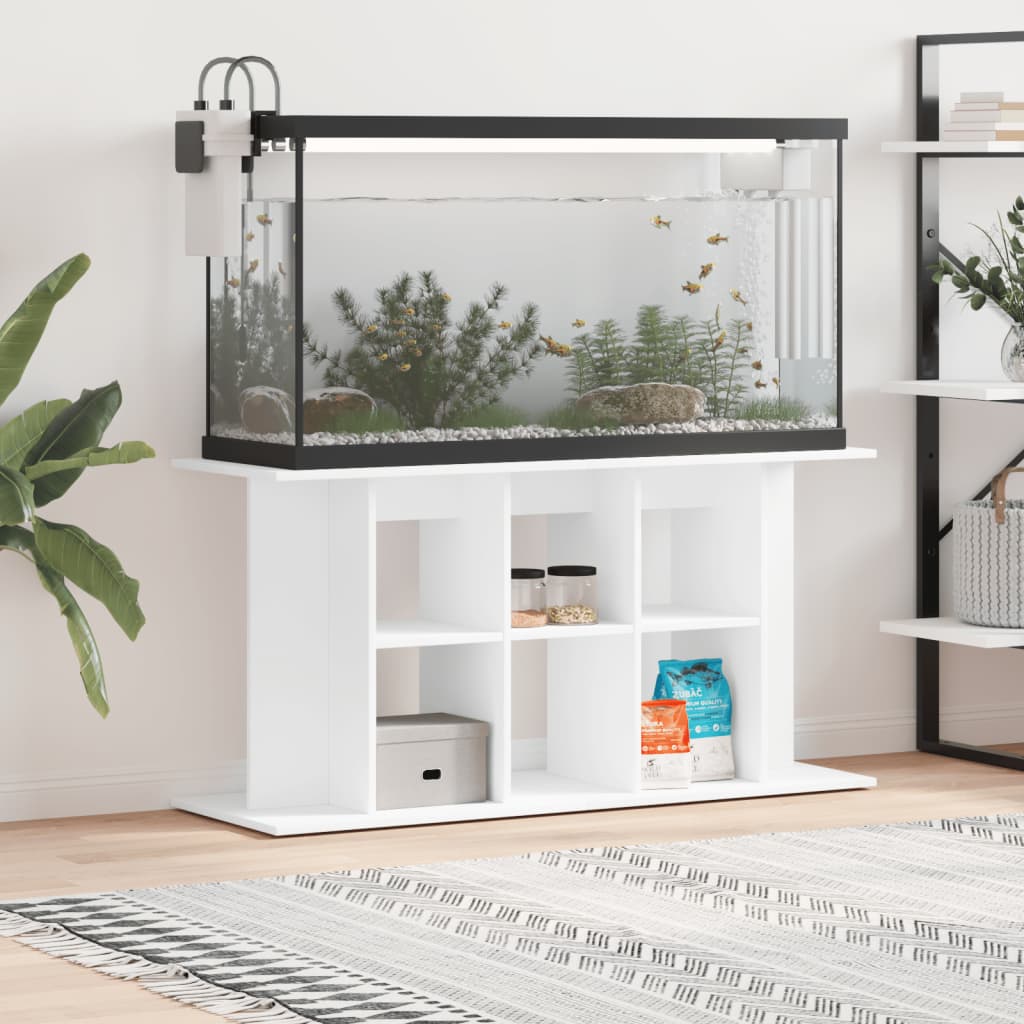 Akvaariumi alus, valge, 120 x 40 x 60 cm, tehispuit