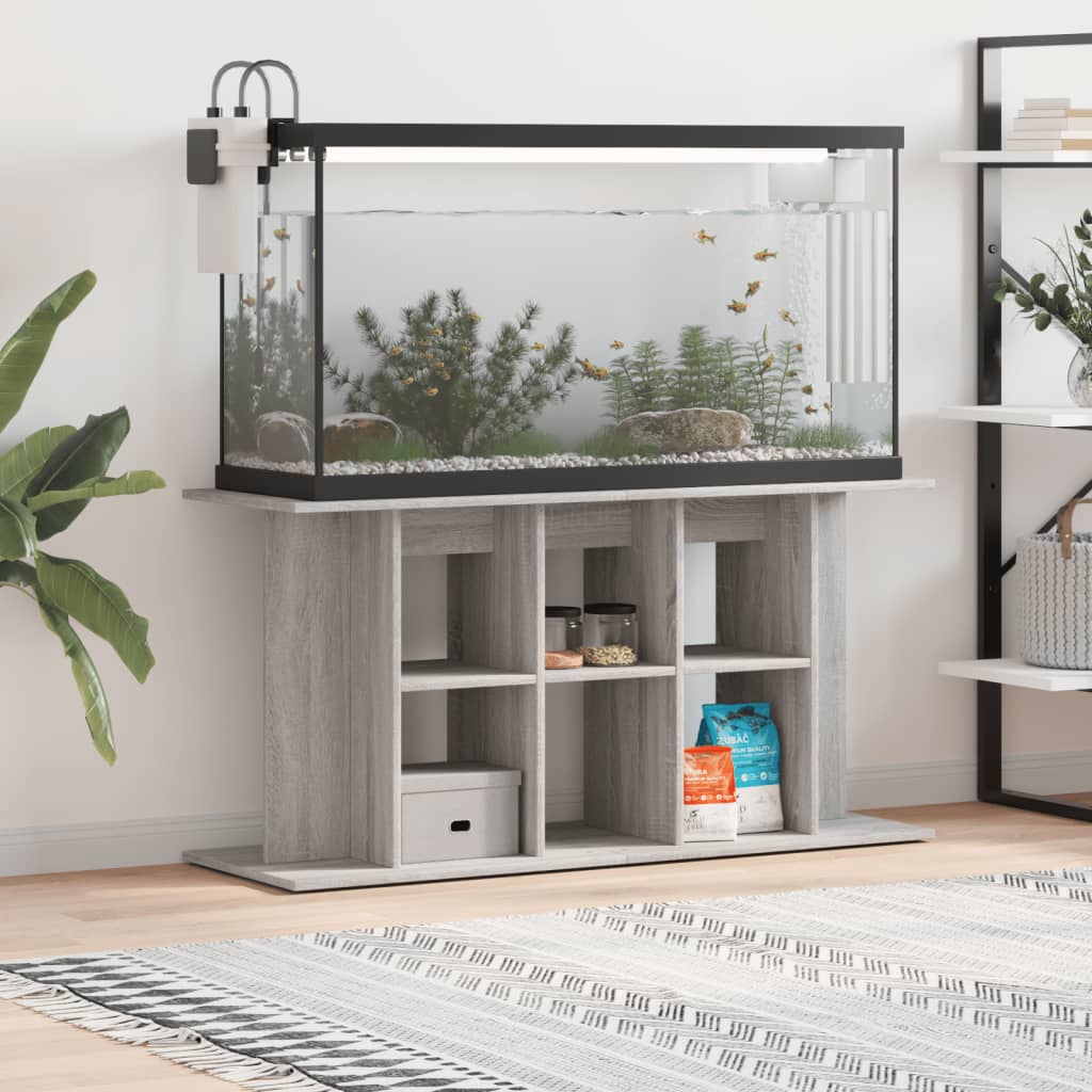 Akvaariumi alus, hall Sonoma tamm, 120 x 40 x 60 cm, tehispuit