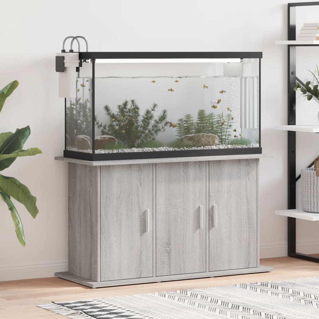 Akvaariumi alus, hall Sonoma tamm, 101 x 41 x 58 cm, tehispuit