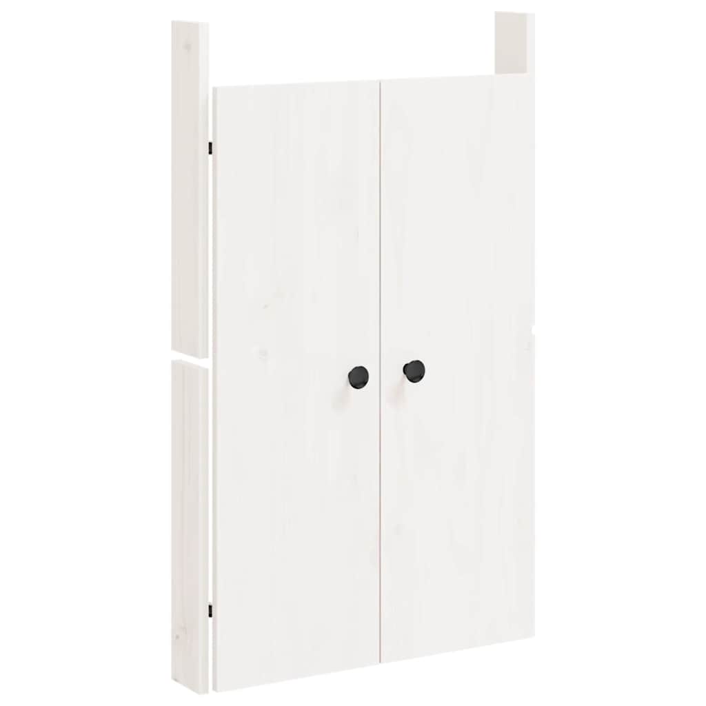 Väliköögi kapiuksed MEPPEL valge, 50x9x82 cm, männipuit