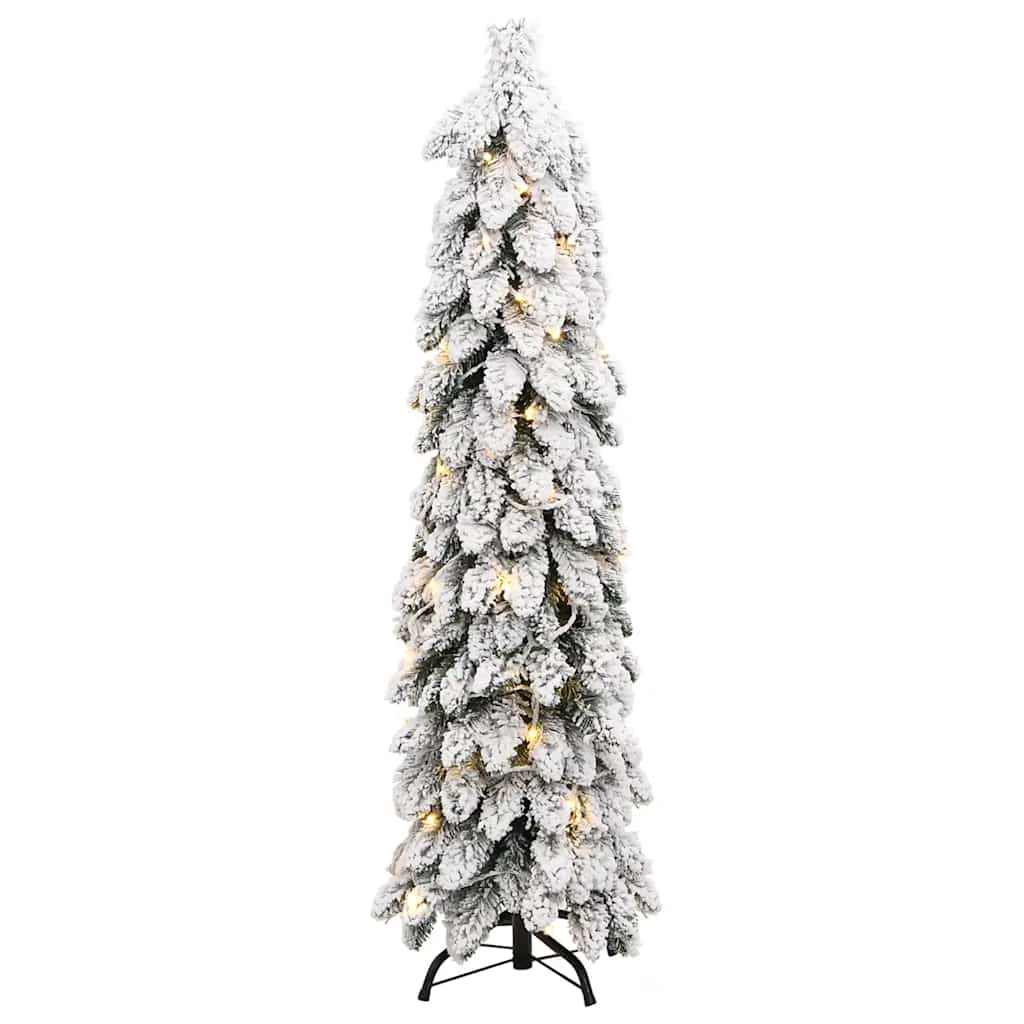 Kunstkuusk 80 LEDi ja lumiste okstega, 150 cm
