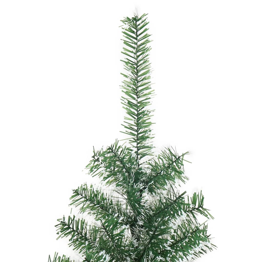 Kunstkuusk lumiste okstega, roheline, 120 cm
