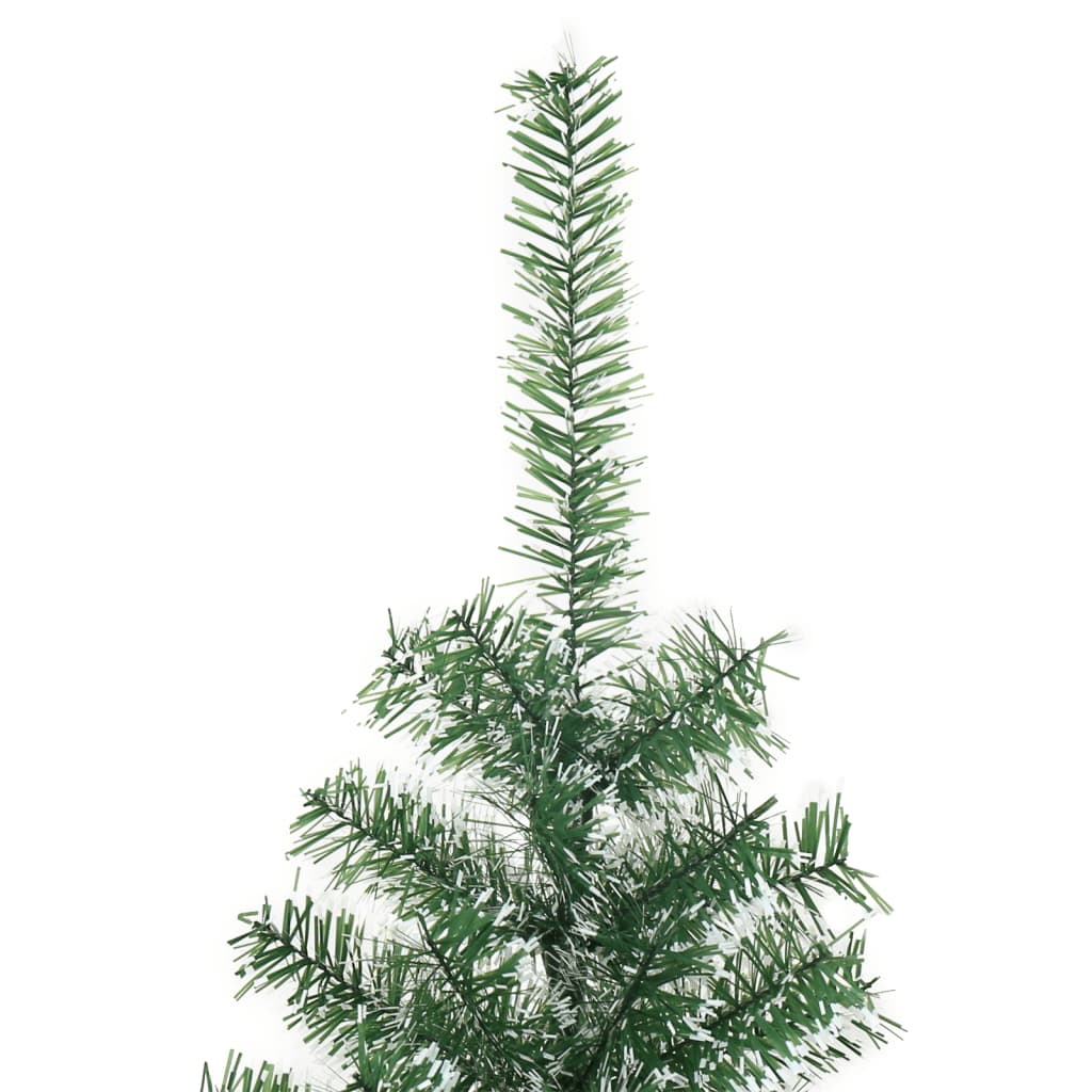 Kunstkuusk lumiste okstega, roheline, 210 cm