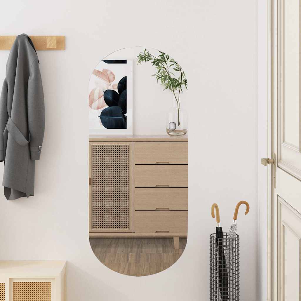 Seinapeegel, 35 x 80 cm, klaas, ovaalne