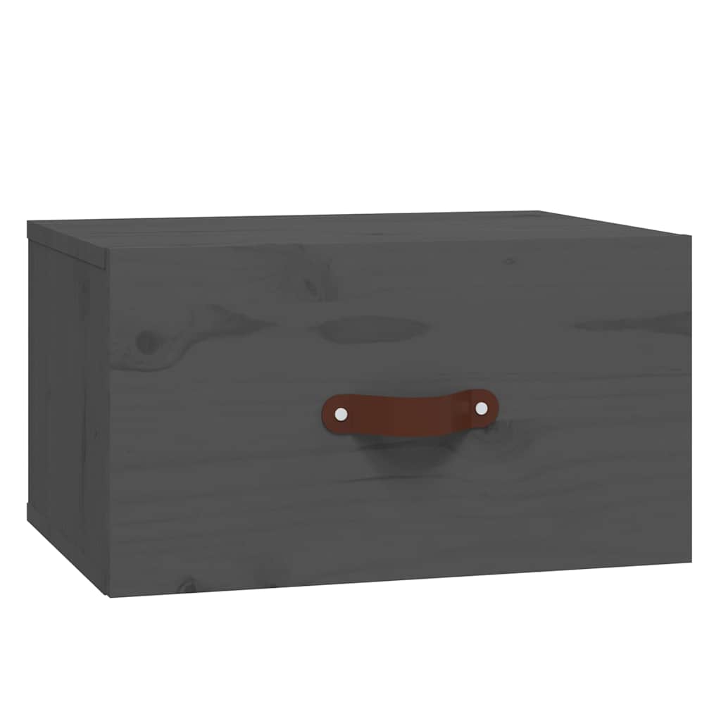 Seinale kinnitatav öökapp, hall, 40 x 29,5 x 22 cm