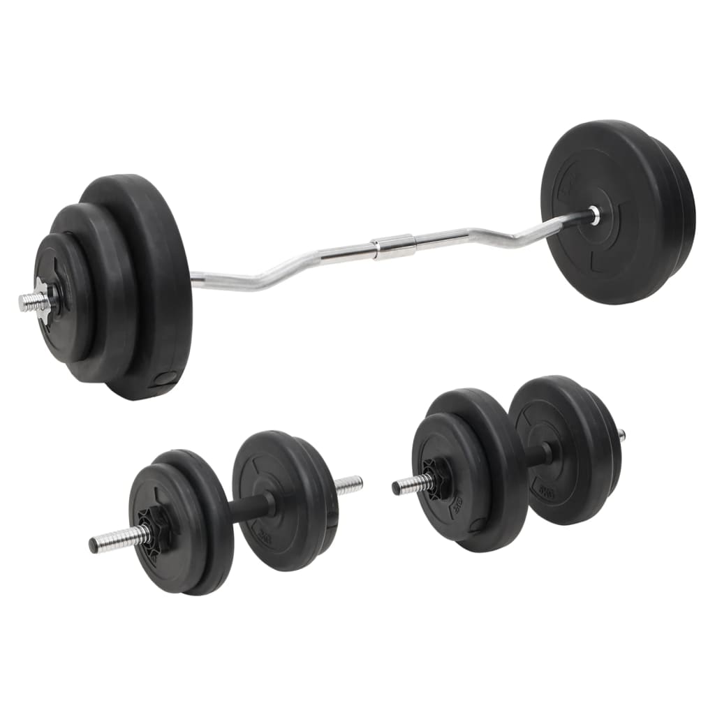 Kangi ja hantlite komplekt ketastega, 60 kg