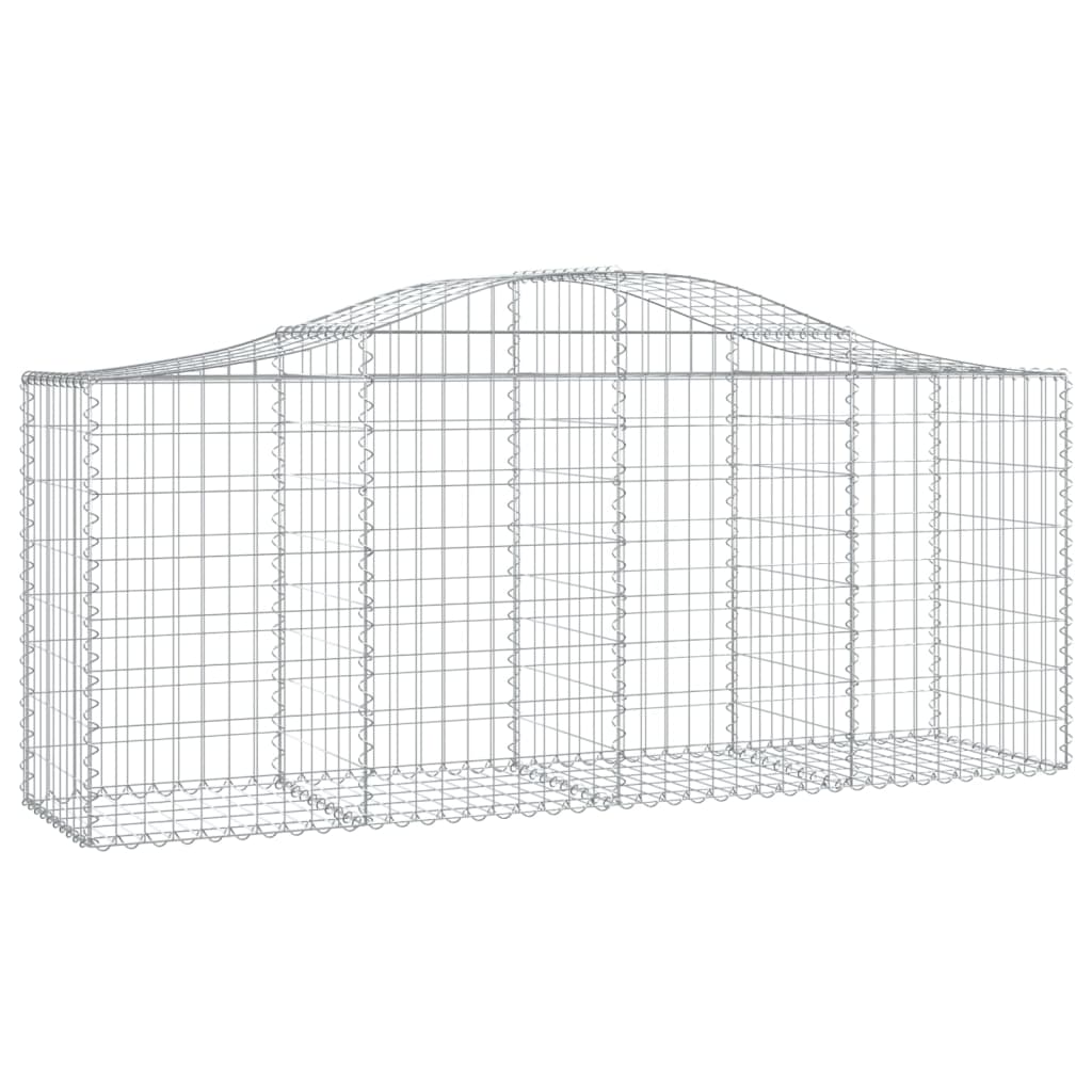 Kaarekujulised gabioonkorvid 2, 200x50x80/100 cm tsingitud raud