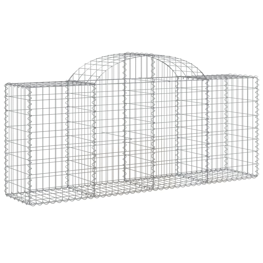 Kaarekujulised gabioonkorvid 2, 200x50x80/100 cm tsingitud raud