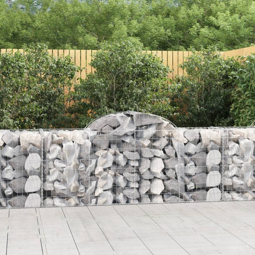 Kaarekujulised gabioonkorvid 3, 200x50x80/100 cm tsingitud raud