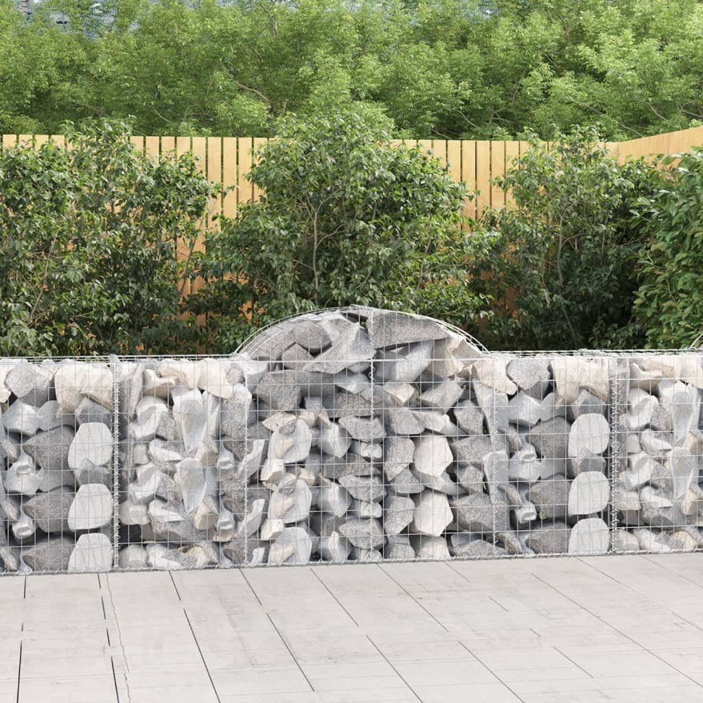 Kaarekujulised gabioonkorvid 10, 200x50x80/100cm tsingitud raud