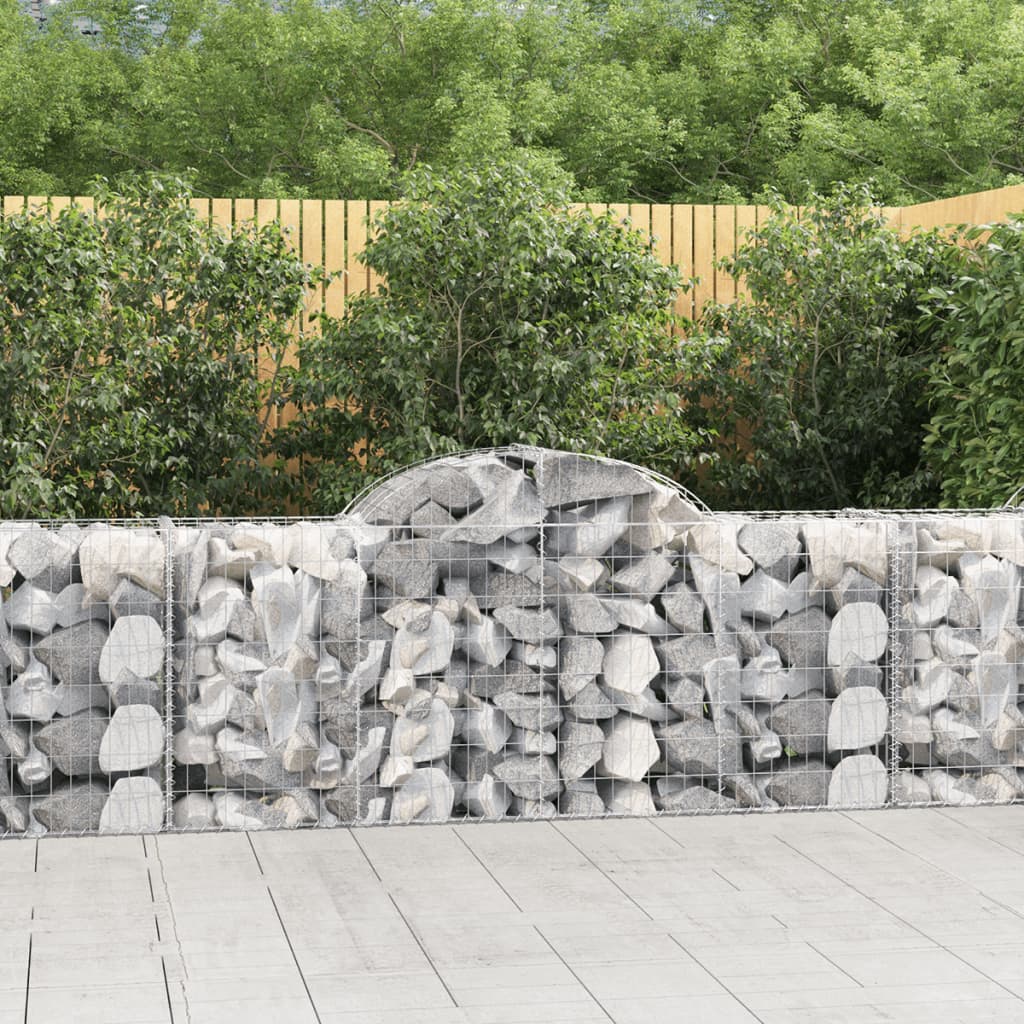 Kaarekujulised gabioonkorvid 11, 200x50x80/100cm tsingitud raud