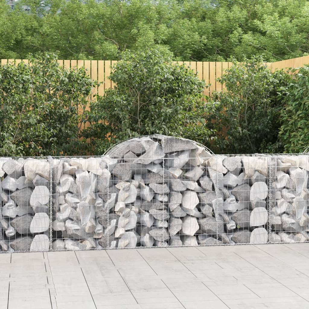 Kaarekujulised gabioonkorvid 12, 200x50x80/100cm tsingitud raud