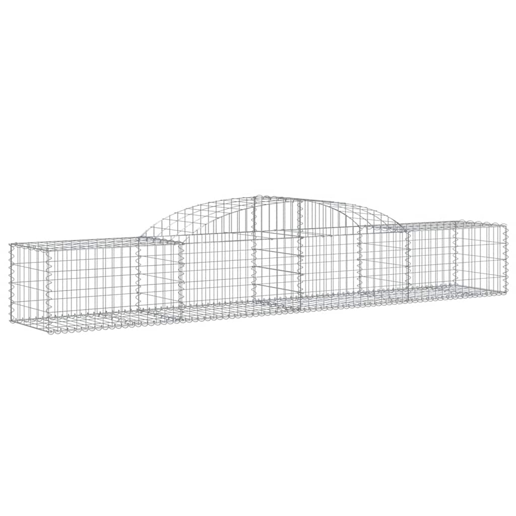 Kaarekujulised gabioonkorvid 2 tk, 300 x 50 x 40/60 cm, raud
