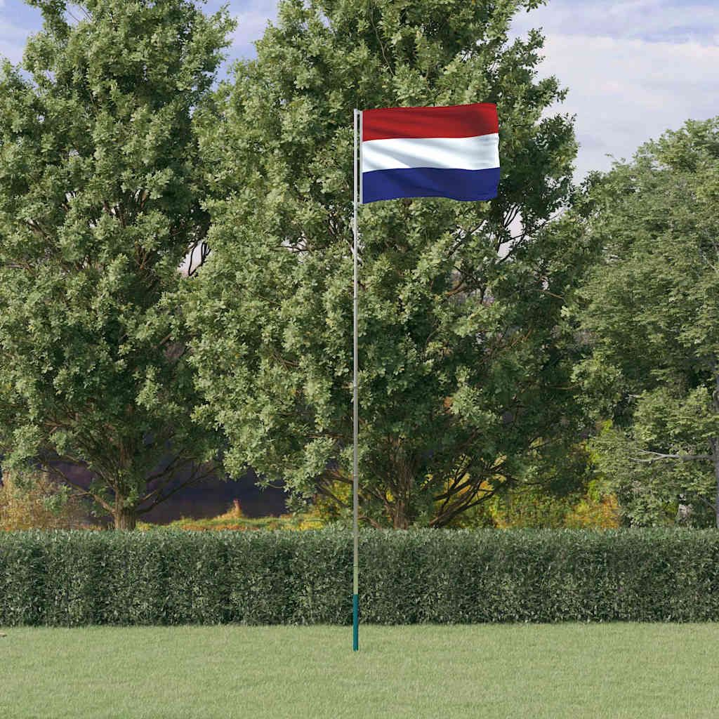 Hollandi lipp ja lipumast, 5,5 m, alumiinium