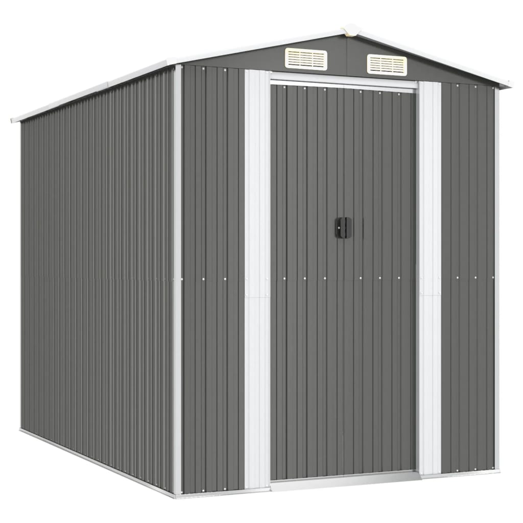 Aiakuur, helehall, 192x274x223 cm, tsingitud teras