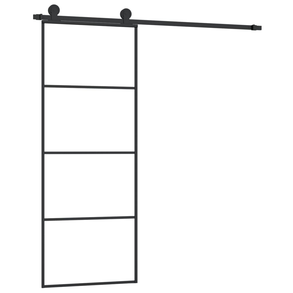 Liuguks koos tarvikutega, 76 x 205 cm, ESG-klaas ja alumiinium
