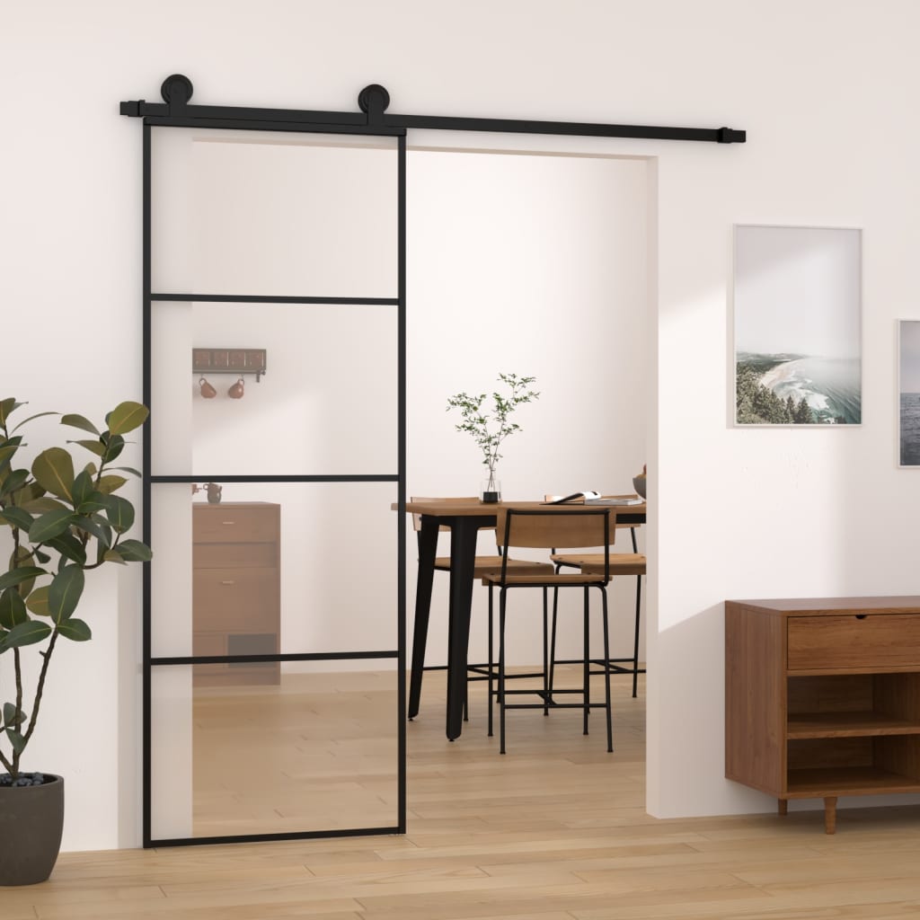 Liuguks koos tarvikutega, 76 x 205 cm, ESG-klaas ja alumiinium