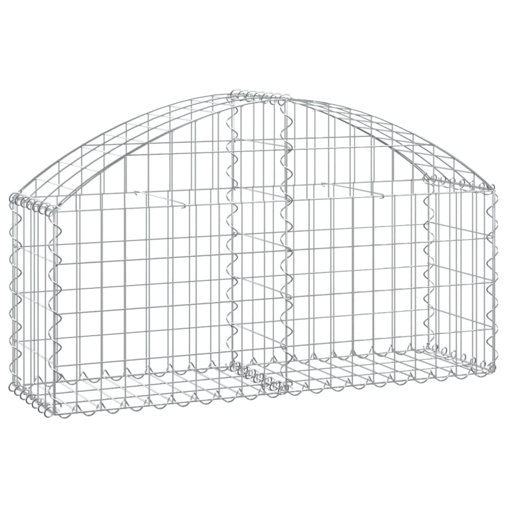 Kaarekujuline gabioonkorv, 100x30x40/60 cm, tsingitud raud