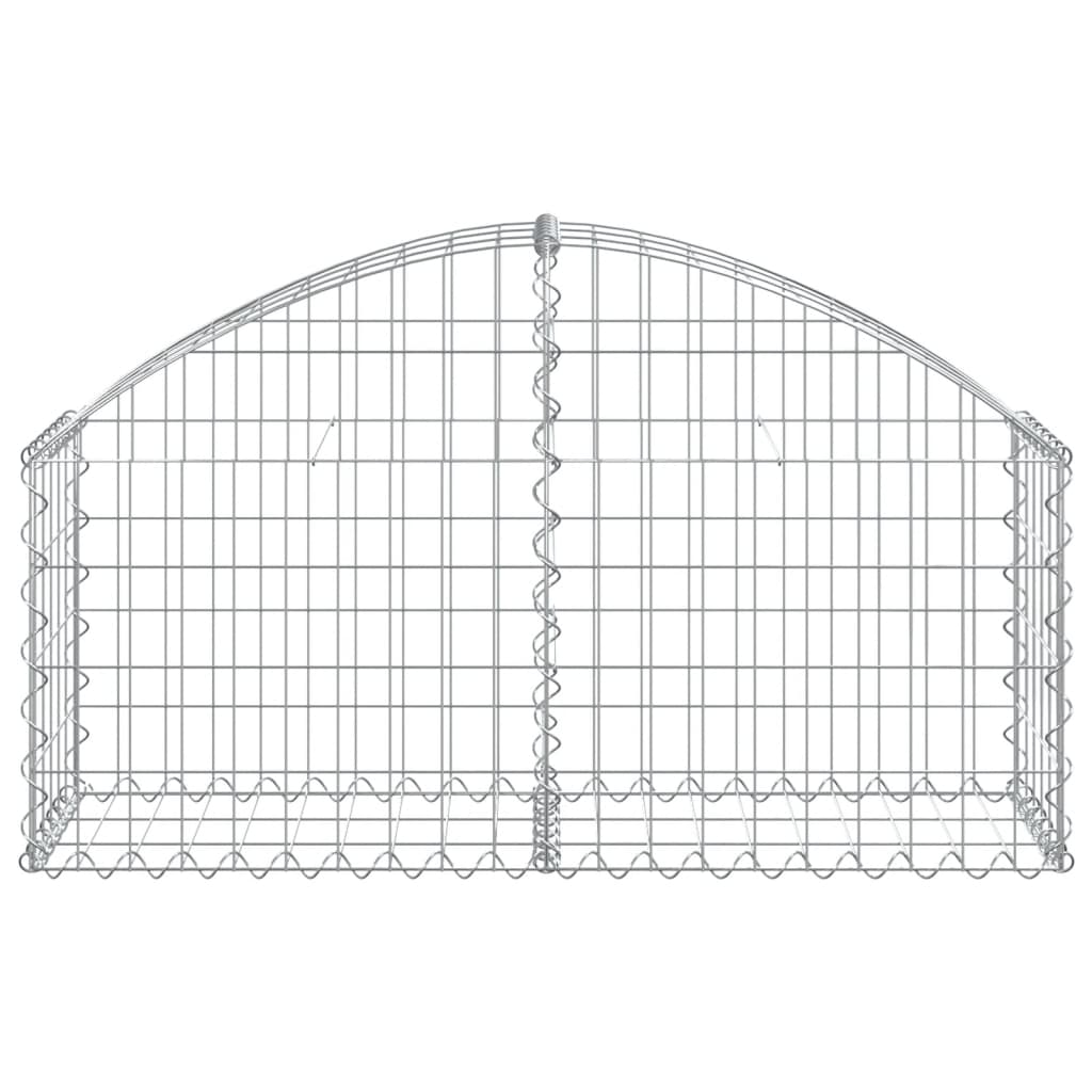 Kaarekujuline gabioonkorv, 100x30x40/60 cm, tsingitud raud