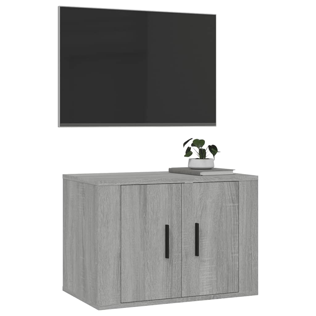 Seinale kinnitatav telerikapp, hall Sonoma, 57 x 34,5 x 40 cm
