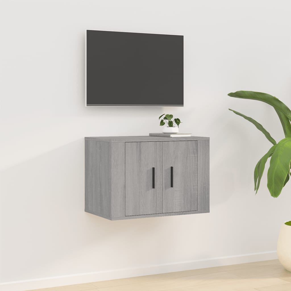 Seinale kinnitatav telerikapp, hall Sonoma, 57 x 34,5 x 40 cm