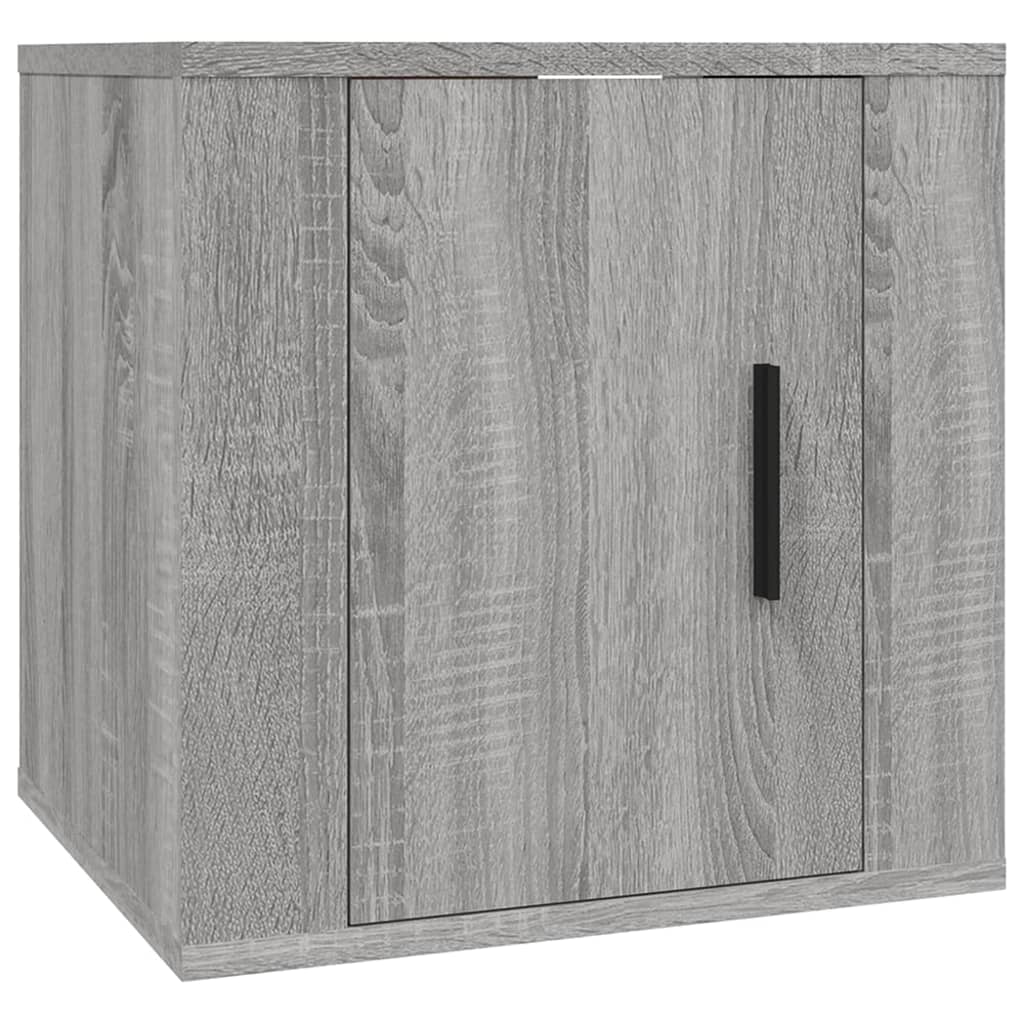 Seinale kinnitatav telerikapp, hall Sonoma, 40x34,5x40 cm