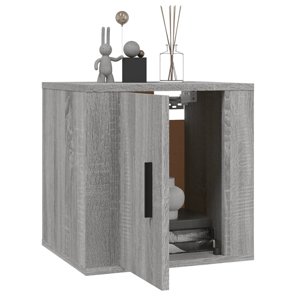 Seina telerikapid, 2 tk, hall Sonoma, 40x34,5x40 cm