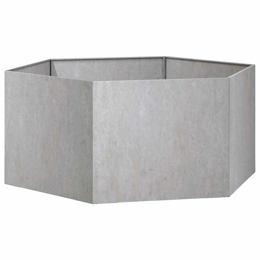 Taimekast, rooste, 90 x 90 x 45 cm, Corten teras