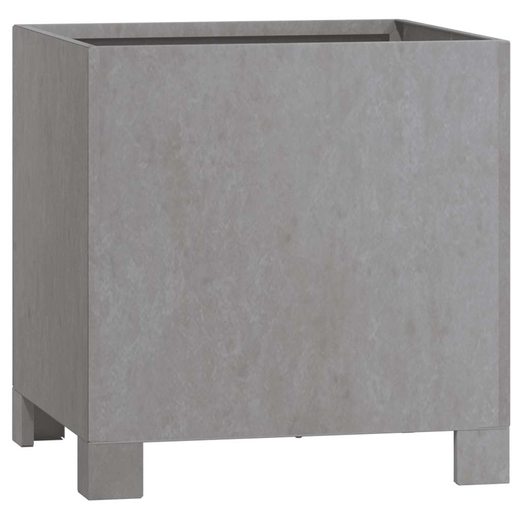 Jalgadega taimekastid, 2 tk, rooste, 30x30x30 cm, Corten teras