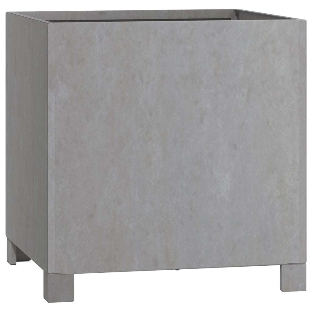 Jalgadega taimekast, rooste, 40 x 40 x 40 cm, Corten teras