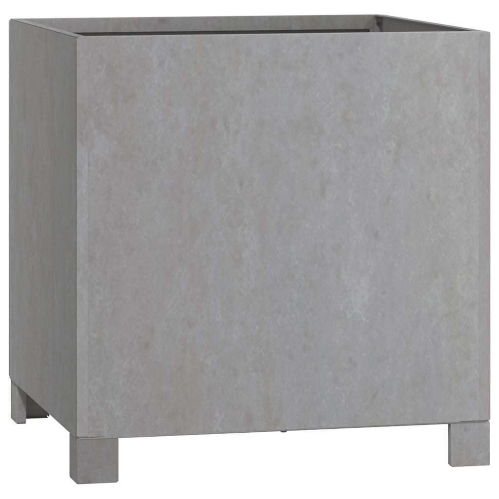 Jalgadega taimekastid, 2 tk, rooste, 40x40x40 cm, Corten teras